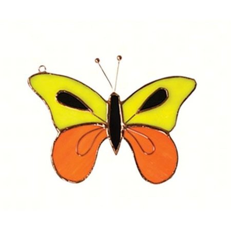 GIFT ESSENTIALS Gift Essentials GE231 Butterfly Sun; Yellow & Orange Sun Catcher GE231